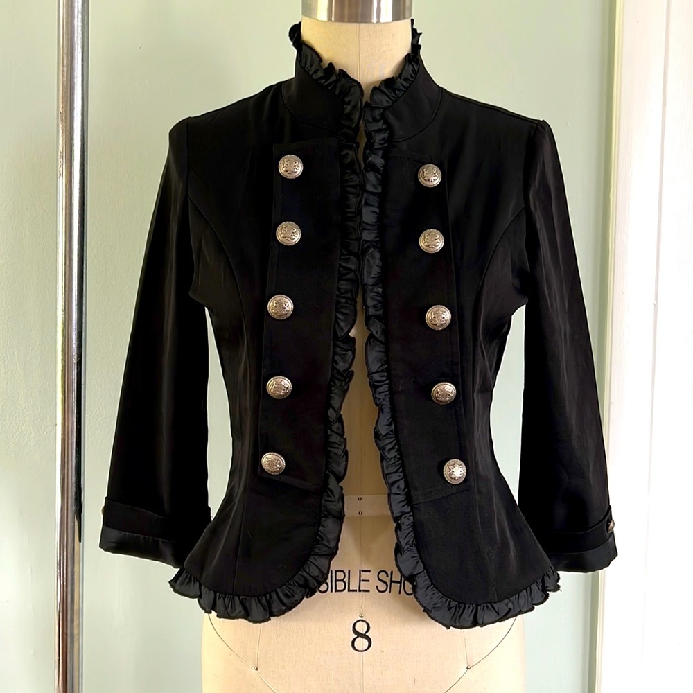 Women’s Black Military Inspired Jacket